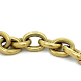 Barry Kieselstein-Cord Classic Bloodstone Intaglio Large Link Bracelet 18k Gold